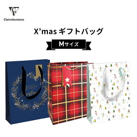【公式ショップ】 クリスマス ギフト ペーパーバッグ M 26.5x33x14cm 全16柄 紙 紙袋 手提袋 ショッパー 海外 ヨーロッパ フランス