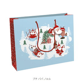 【公式ショップ】 クリスマス ギフト ペーパーバッグ L 37.3x27.5x11.8cm 全3柄 紙 紙袋 手提袋 ショッパー 海外 ヨーロッパ フランス