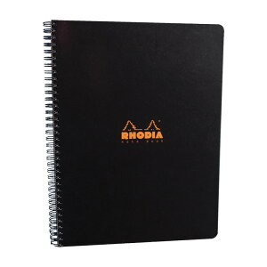 【公式ショップ】 ロディア メモ帳 ノートRHODIA ダブルリングノート ホワイト A4 横罫 撥水カバー ミシン目入