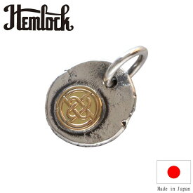 hemlock ヘムロック H circle logo metal K18point ロゴ メタル トップ ゴールド メンズ ネックレス 日本製
