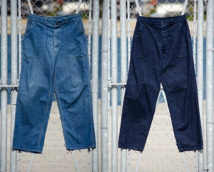 楽天市場】TCB jeans TCBジーンズ SEAMENS TROUSERS USN デッキパンツ 