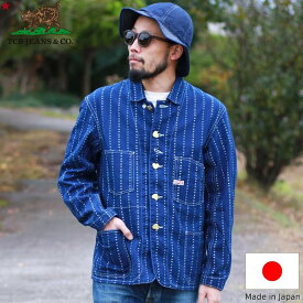 TCB jeans TCBジーンズ Cathartt Chore Coat Paw Stripe キャットハート チョアコート ウォバッシュ メンズ アメカジ カバーオール 日本製