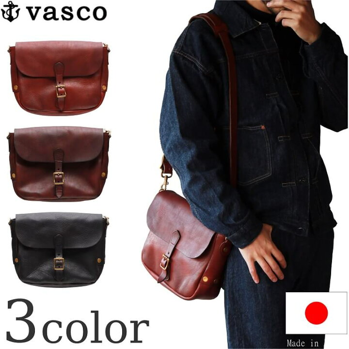楽天市場】vasco ヴァスコ LEATHER POSTMAN SHOULDER BAG SMALL レザー 