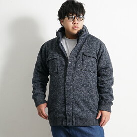 大きいサイズ メンズ アウター ジャケット ニットジャケット ニットフリース ミリタリージャケット ブルゾン ライトアウター 5L 4L 3L 2L XXXXL XXXL XXL XL 2XL 3XL 4XL 大きい 大きめ オーバーサイズ 秋 秋服 冬 冬服 秋冬 オシャレ ビックサイズ キングサイズ