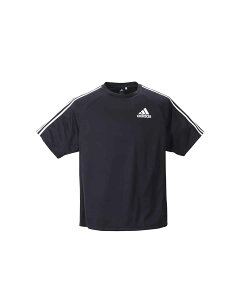 adidas アディダス Tシャツ 半袖 メンズ 大きいサイズ 吸汗速乾 ヘビーウェイト シンプル 半そで おしゃれ カジュアル 夏 涼しい 夏服 夏用 春 秋 2L 3L 4L 5L 6L 7L ブラック 黒色 3XO 4XO 5XO 6XO 7XO 8XO
