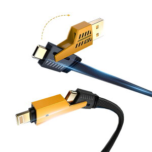 4in1[dP[u 4p^[ USB-C USB-A & USB-C CgjO  [d P[u f[^] iPhone ACtH 11 11pro 12 12pro P[u iPhone 14/13 [dP[u USBP[u iPhone 14 Plus Type-c [d Androi