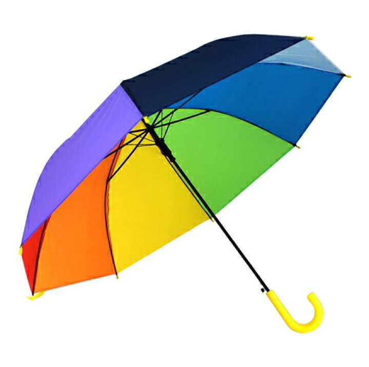 楽天市場 女の子 傘 キッズ 傘 女の子 58cm 傘 子供用 雨傘 かわいい レインボー 傘 にじいろ 虹色 アンブレラ カラフル 傘 生活雑貨なんでもアリス
