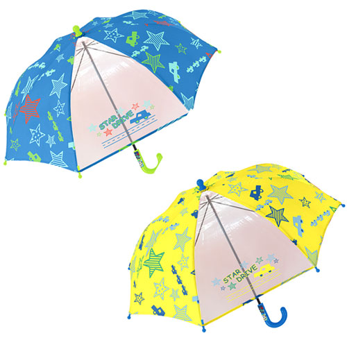 傘 子供用 雨傘 キッズ 子供傘 男の子 45cm スタードライブ 小学生 ジュニア傘 かわいい 激安セール ジャンプ 永遠の定番モデル 子供 45