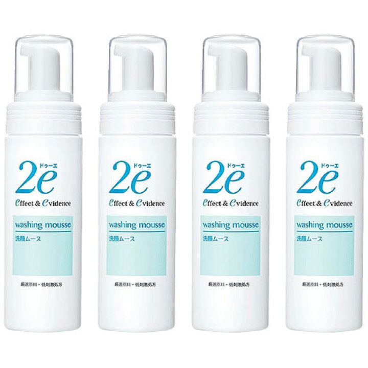 楽天市場】資生堂 2e ドゥーエ 洗顔ムース 120ml 敏感肌 4個 : 生活 