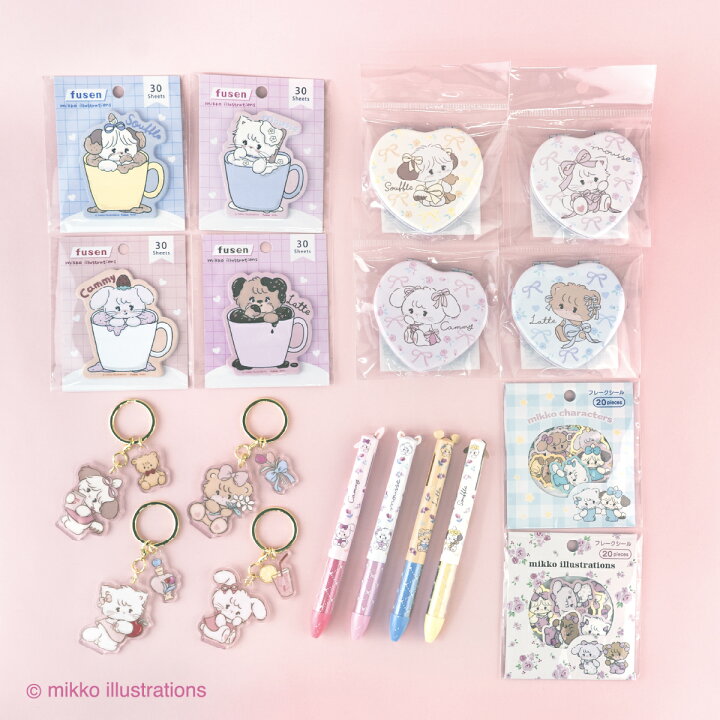 楽天市場】mikko illustrations アクリルキーホルダー ムース : あ 