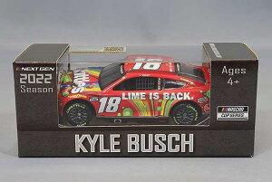 1/64 Action �A�N�V���� Nascar �i�X�J�[ Kyle Busch #18 Skittles Lime 2022 Camry �~�j�J�[