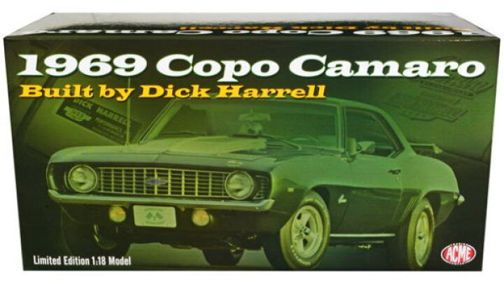 楽天市場】1/18 ACME 1969 Copo Camaro Built by Dick Harrellシボレー 