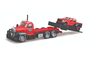 1/64 }CXg MAISTO 1953 Mack B-61 Flatbed 2021 Ford F-150 Raptor A ~jJ[