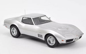 1/18 ノレブ Norev Chevrolet Corvette 1969 Silver Metallic シボレー コルベット アメ車 ミニカー