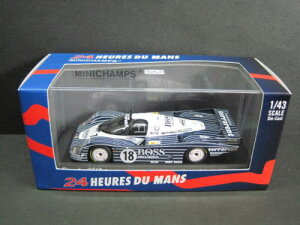 1/43 �~�j�`�����v�X MINICHAMPS Porsche 956L Laessig/Wilson/Plankenhom 24h Le Mans 1983 �|���V�F ���}�� �~�j�J�[
