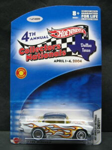 1/64 zbgEB[ HOT WHEELS 2004 4TH ANNUAL Collectors Nationals Dallas Texas 1 of 4,000 '57 CHEVY RxV VFr[ ~jJ[ A