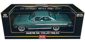 1/18scale TX^[ Sun Star 1961 Chevrolet Impala Sport Coupe Twilight Turquoise V{[ Cp ~jJ[ A