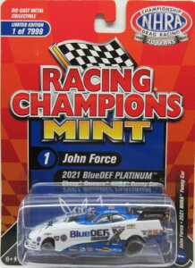 1/64 [VO`sI RACING CHAMPION MINT John Force 2021 NHRA Funny Car t@j[J[ ~jJ[ A