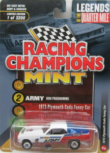 1/64 レーシングチャンピオン RACING CHAMPION MINT 1973 Plymouth Cuda Funny Car ARMY Don Prudhomme プリマス クーダ ファニーカー ミニカー アメ車