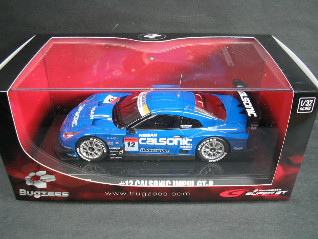 GTR スーパーGT 1 32 ミニカー Bugzees バグジーズ 2008 Super カルソニック GT500 GT-R 正規店 結婚祝い Calsonic #12 インパル Impul GT