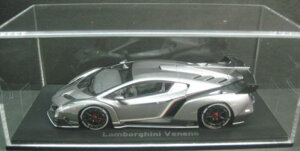1/43  Kyosho Lamborghini Veneno Grey/White Line {M[j Fl[m O[/zCgC ~jJ[