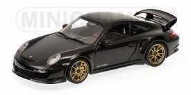 1/18 ミニチャンプス MINICHAMPS Porsche 911 GT2 RS 2011 Black with gold wheels ポルシェ ミニカー