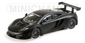 1/18 ミニチャンプス MINICHAMPS McLaren 12C GT3 2013 Matt Black マクラーレン ストリート ABS製 ミニカー