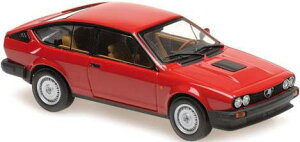 1/43 }LV`vX MAXICHAMPS Alfa Romeo GTV 6 1983 Red At@ I ~jJ[