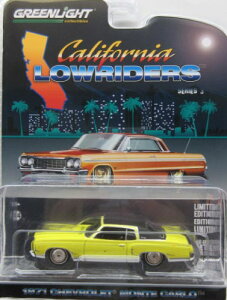 1/64 O[Cg GREENLIGHT 1971 Chevrolet Monte Carlo V{[ eJ ~jJ[ A