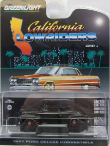 1/64 O[Cg GREENLIGHT 1947 Ford Deluxe Convertible tH[h fbNX ~jJ[ A