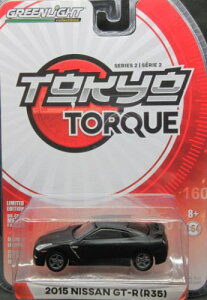 1/64 O[Cg GREENLIGHT Tokyo Torque Series 2 2015 Nissan GT-R R35 Y XJCC ~jJ[