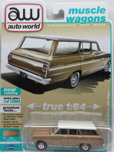 1/64 Auto World 1963 Chevy II Nova 400 Wagon V{[ mo S A ~jJ[