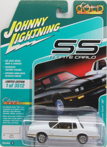 シボレー モンテカルロ 1 64 ミニカー アメ車 ジョニーライトニング Johnny Lightning Classic Gold 1987 Chevy Monte Carlo Ss