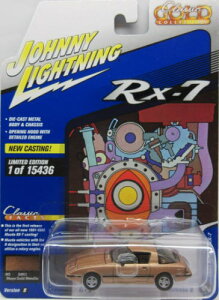 1/64 Wj[CgjO JOHNNY LIGHTNING Classic Gold 2021 1981 Mazda RX-7 }c_ ~jJ[