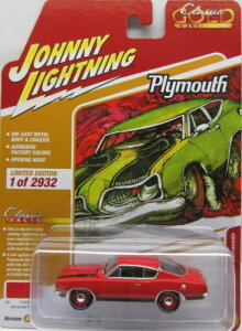 1/64 Wj[CgjO JOHNNY LIGHTNING Classic Gold 2023 1969 Plymouth Barracuda v}X oN[_ A ~jJ[