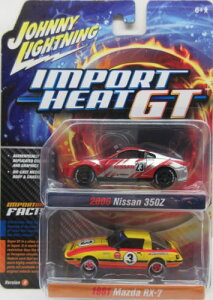 1/64 Wj[CgjO JOHNNY LIGHTNING 2Zbg 2006 Nissan 350Z / 1981 Mozda RX-7 Y / }c_ ~jJ[