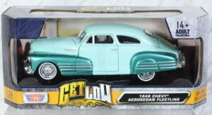 1/24 モーターマックス Motor Max 1948 Chevy Aerosedan Fleetline シェビーエアロセダンフリートライン アメ車 ミニカー