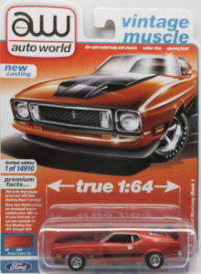 1/64 Auto World 1973 Ford Mustang Mach1 tH[h }X^O A ~jJ[