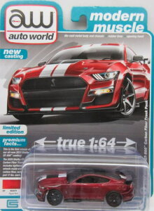 1/64 Auto World 2020 Shelby GT-500 Carbon Fiber Track Pack �V�F���r�[ �A���� �~�j�J�[