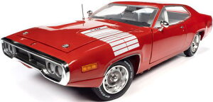 1/18 auto world 1972 Plymouth Road Runner GTX ラリーレッド プリマス ロードランナー ミニカー アメ車