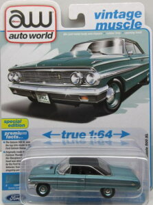 1/64 Auto World 1964 Ford Galaxie 500 XL フォード ギャラクシー ミニカー アメ車