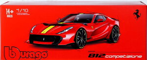 1/18 �u���S BURAGO Ferrari 812 Competizione ���b�h �t�F���[�� �R���y�e�B�I�[�l �~�j�J�[