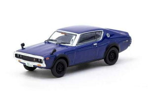 1/64 TARMAC WORKS Nissan Skyline 2000GT-R KPGC110 Blue Metallic ���Y �X�J�C���C�� �~�j�J�[