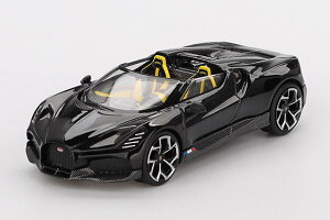 1/64 MINI GT Bugatti W16 Mistral Black LHD �u�K�b�e�B �~�j�J�[