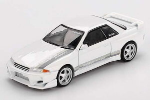 1/64 MINI GT Nissan Skyline GT-R (R32) VeilSide Combat C-1 White RHD ���Y �X�J�C���C�� �~�j�J�[