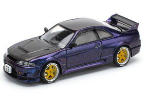 1/64 POP RACE Skyline GT-R R33 Midnight Purple ���Y �X�J�C���C�� �~�j�J�[