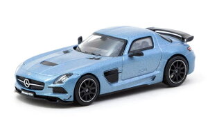 1/64 TARMAC WORKS Mercedes-Benz SLS AMG Coupe Black Series Matte Blue ZfXxc ~jJ[