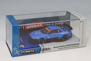 1/64 TARMAC WORKS Nissan Skyline (R32) Widebody Tarmac Works 10th Anniversary ���Y �X�J�C���C�� ���C�h�{�f�B �~�j�J�[