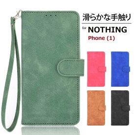 【SALE 50%OFF】 NOTHING Phone (2a) ケース 手帳型 Phone 2 カバー Phone 1 ケース手帳型 かわいい NOTHING手帳ケース 携帯カバー スマホケース スタンド カード収納 ストラップ付 puレザー ギフト