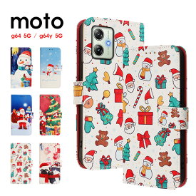スマホケース MOTO G64Y / G64 5Gケース 手帳型 モトローラ モトg64 / g64Y カバー クリスマス moto g64 5G ケース カード入れ moto g64y 5Gケース ストラップ付 moto g64 5G / g64y 5Gケース Motorola G64Yケース モトG64 5Gケース 雪だるま ウィンター リスマス飾り レトロ